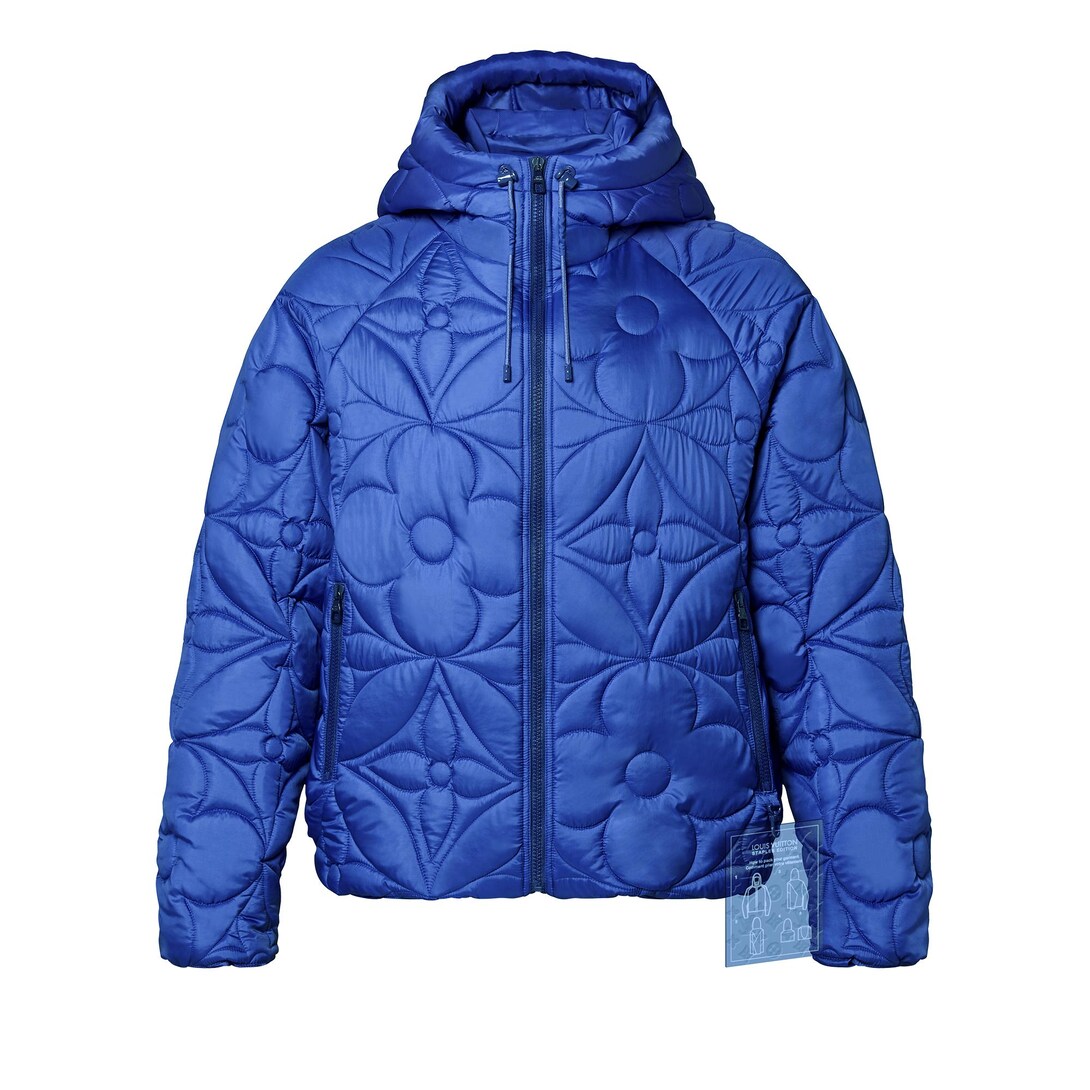 LVSE Flower Quilted Hoodie Jacket 