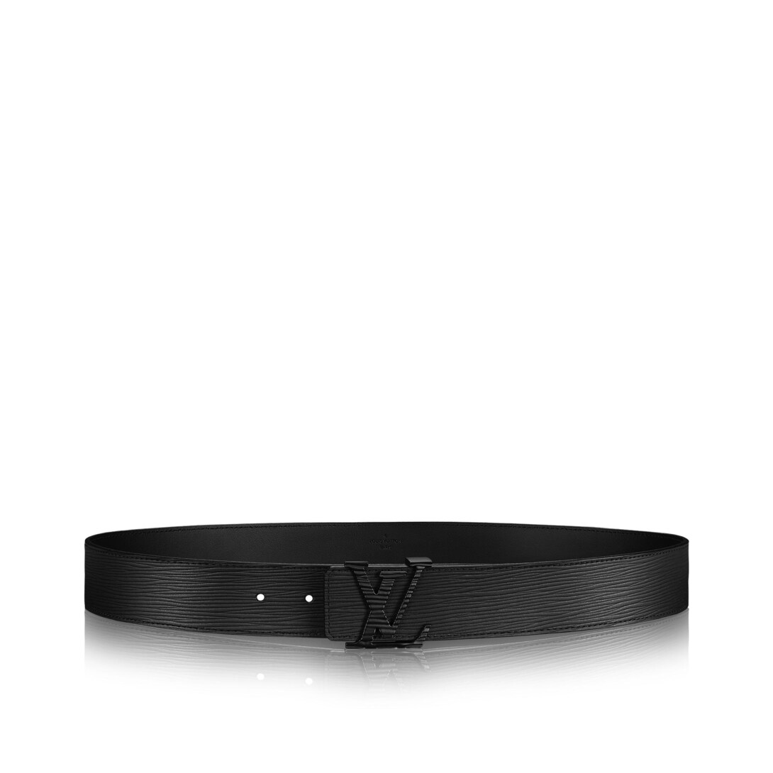 white and grey lv belt