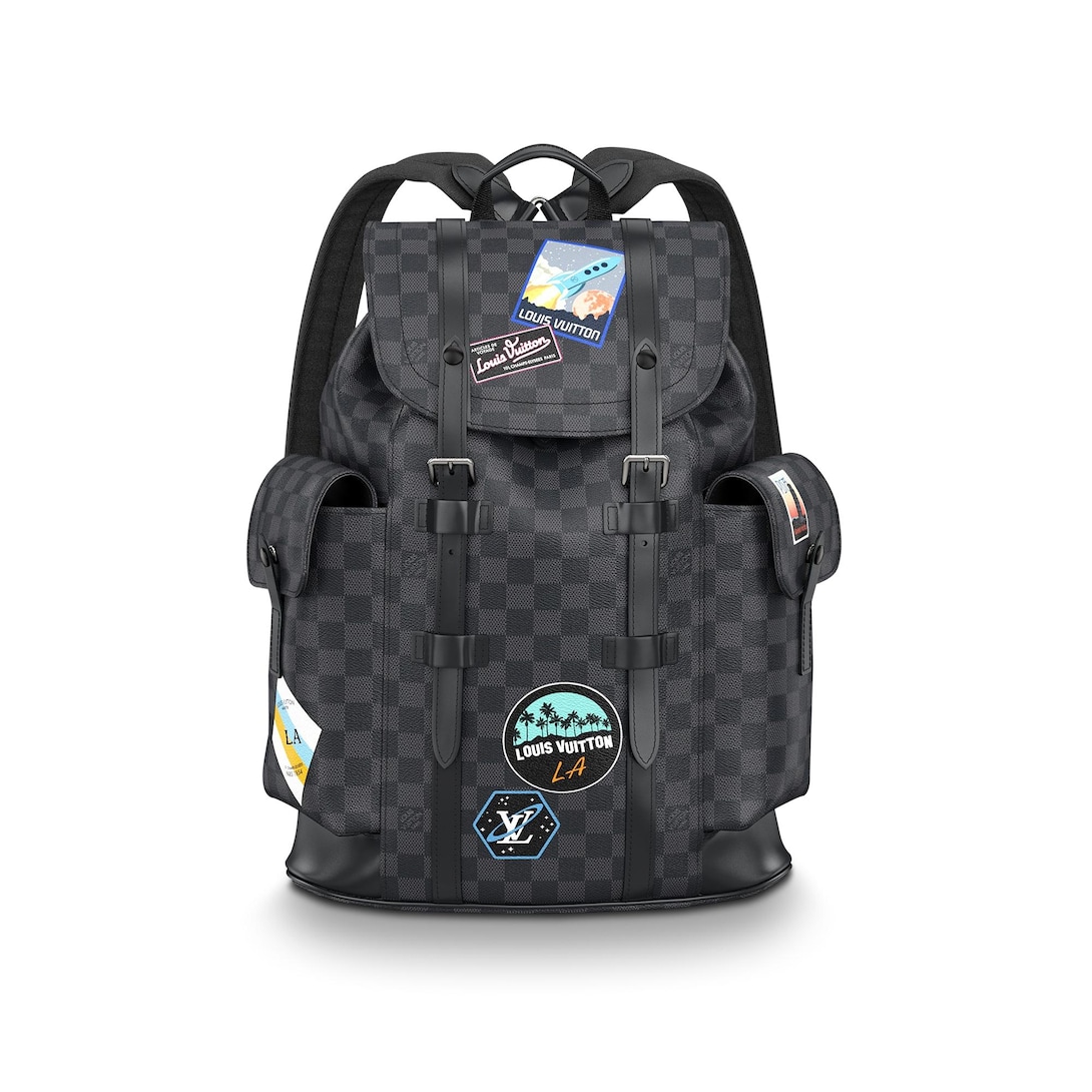 louis vuitton backpack patches